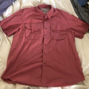 LL BEAN cotton shirt loaded with details